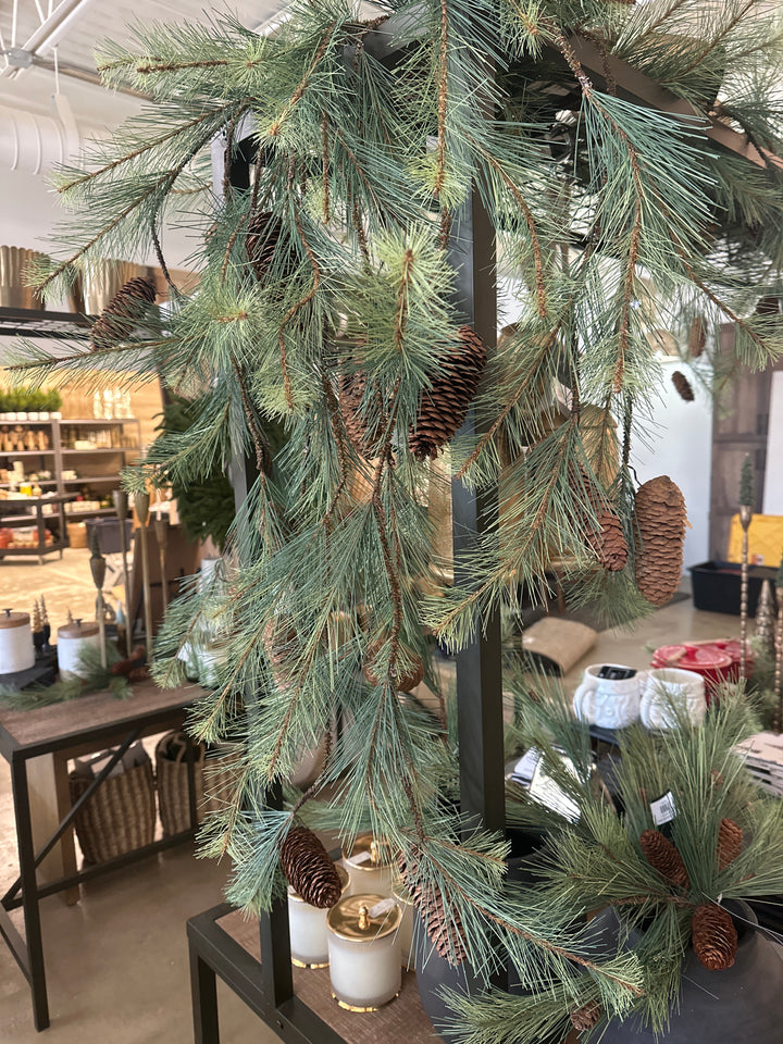 4' BLACK HILLS PINE/CONE HNG VINE