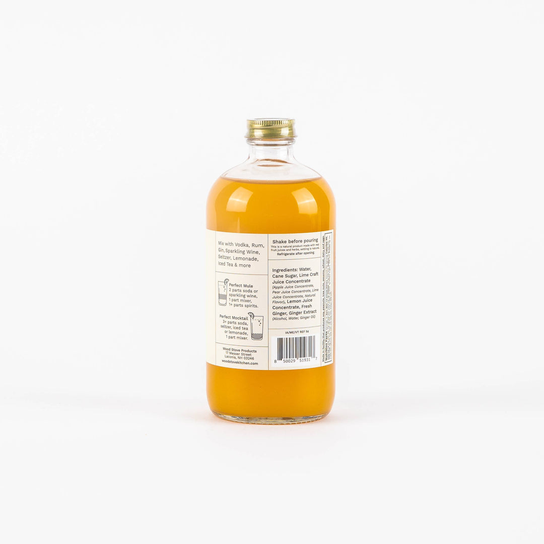Moscow Mule (Ginger & Lime) Natural Cocktail and Mocktail Mixer, 16 fl oz