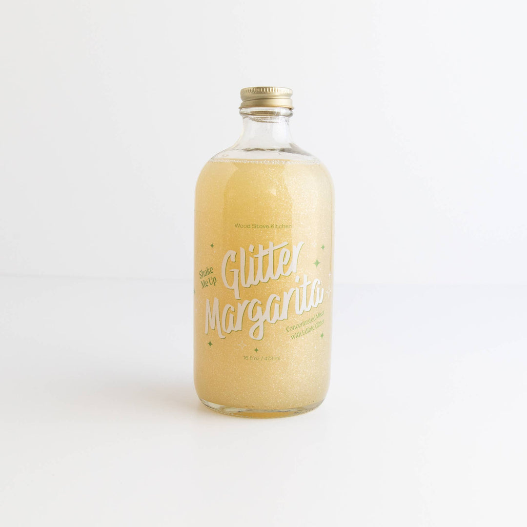 margarita drink mixer with edible glitter