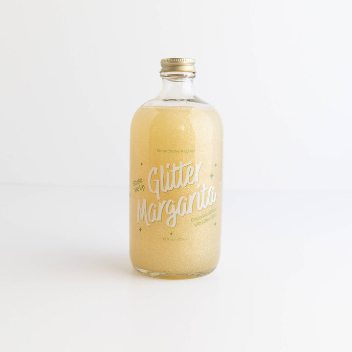 margarita drink mixer with edible glitter