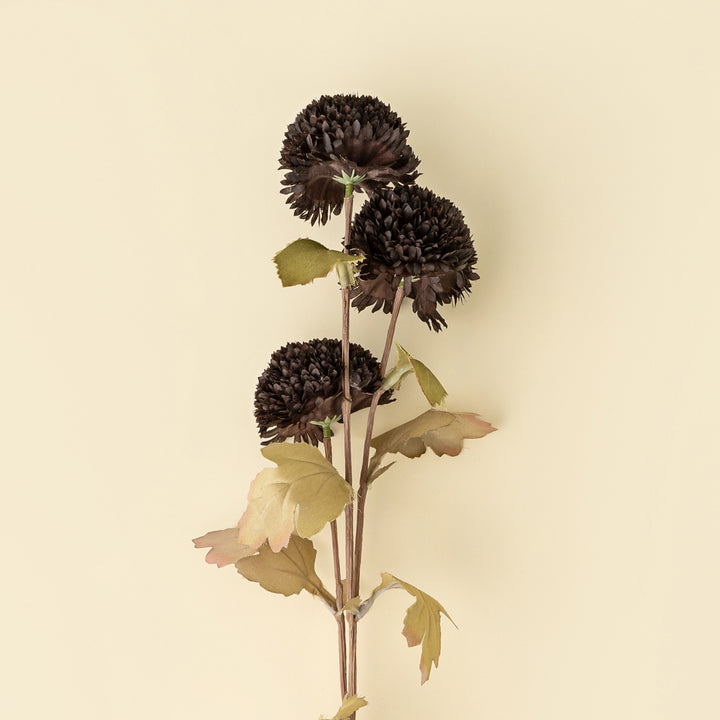 Midnight Pom Pom Floral Spray