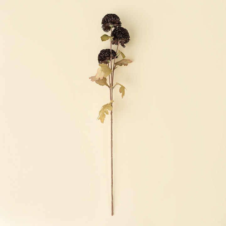 Midnight Pom Pom Floral Spray