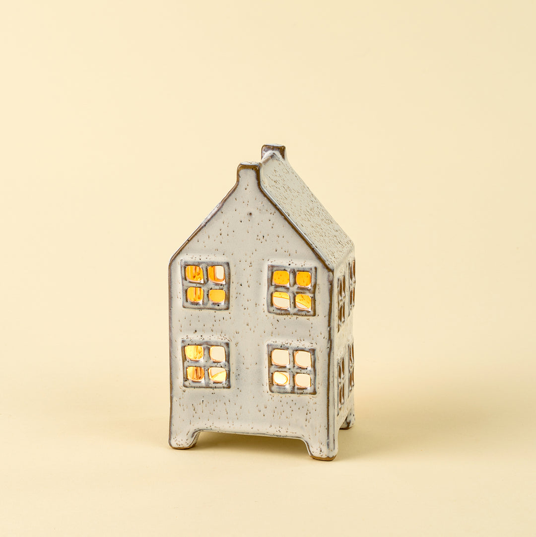 Winter Chalet Tealight House