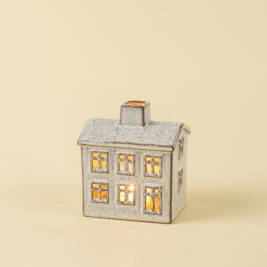 Winter Chalet Tealight House