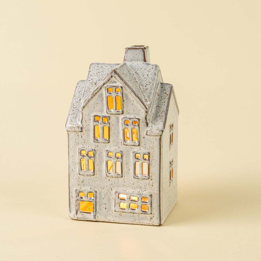 Winter Chalet Tealight House