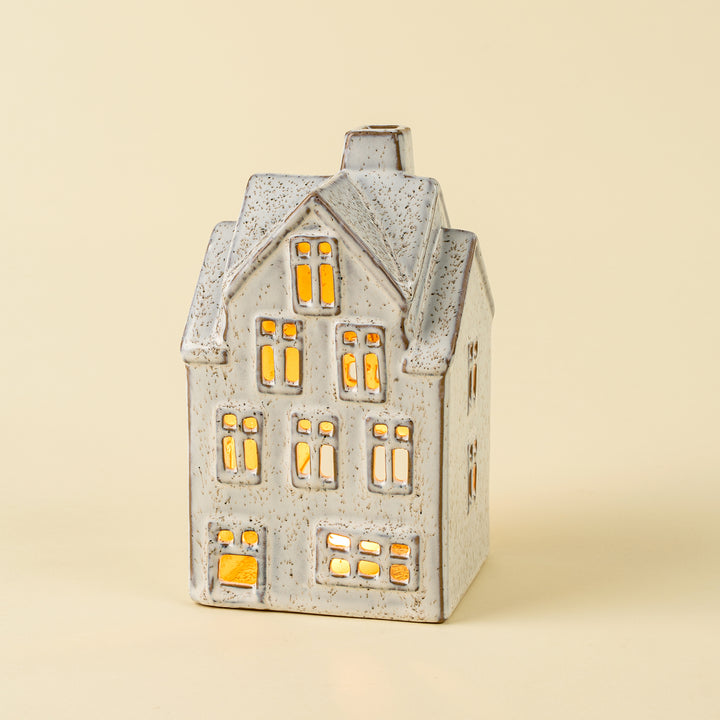Winter Chalet Tealight House