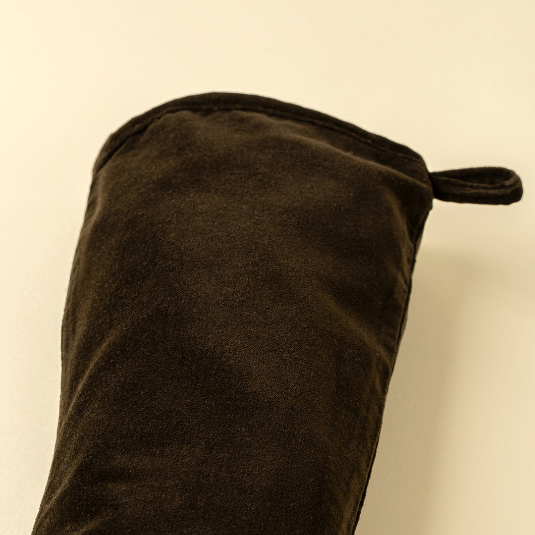 Vera Velvet Stocking- Midnight Green
