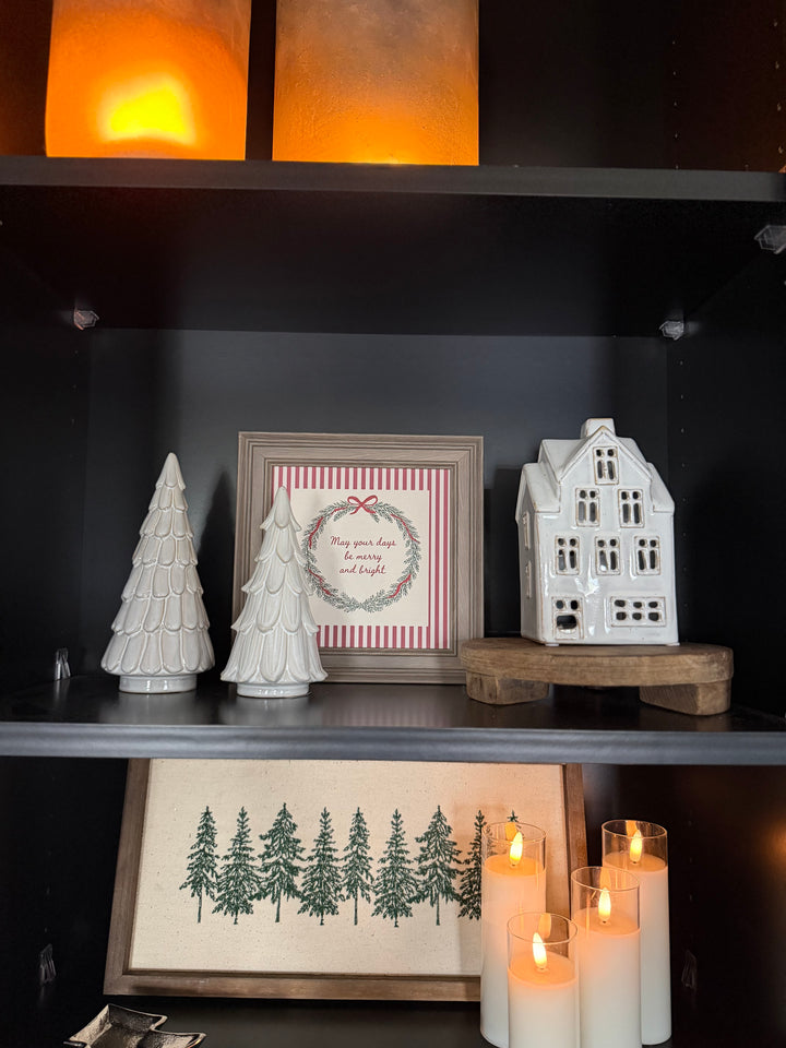 Snowdrift Ceramic Tree