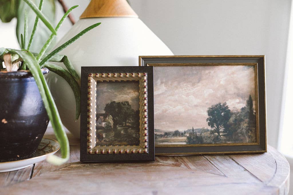 The Fisher's House Framed Antique Art: 9x7