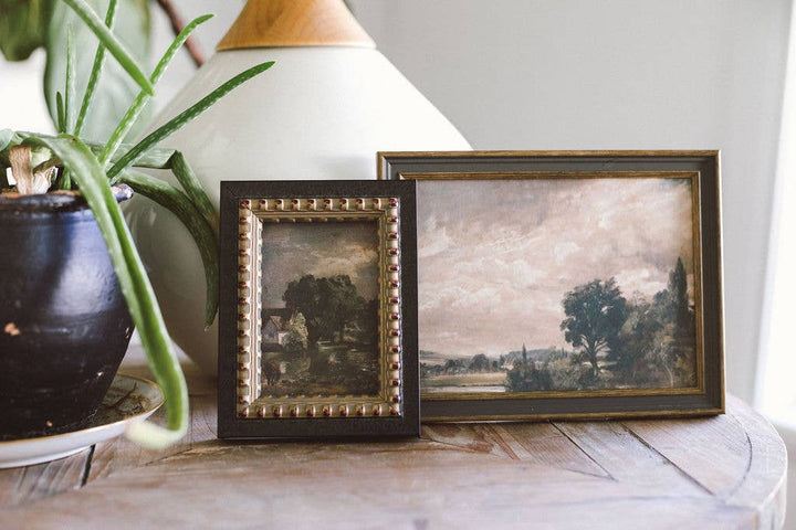 The Fisher's House Framed Antique Art: 9x7