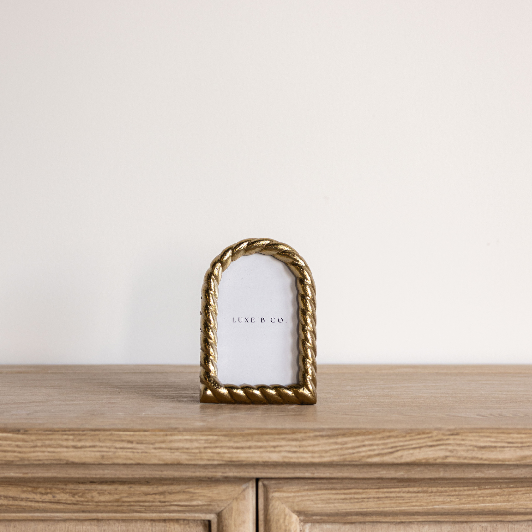Brushed Brass Photo Frame: Square