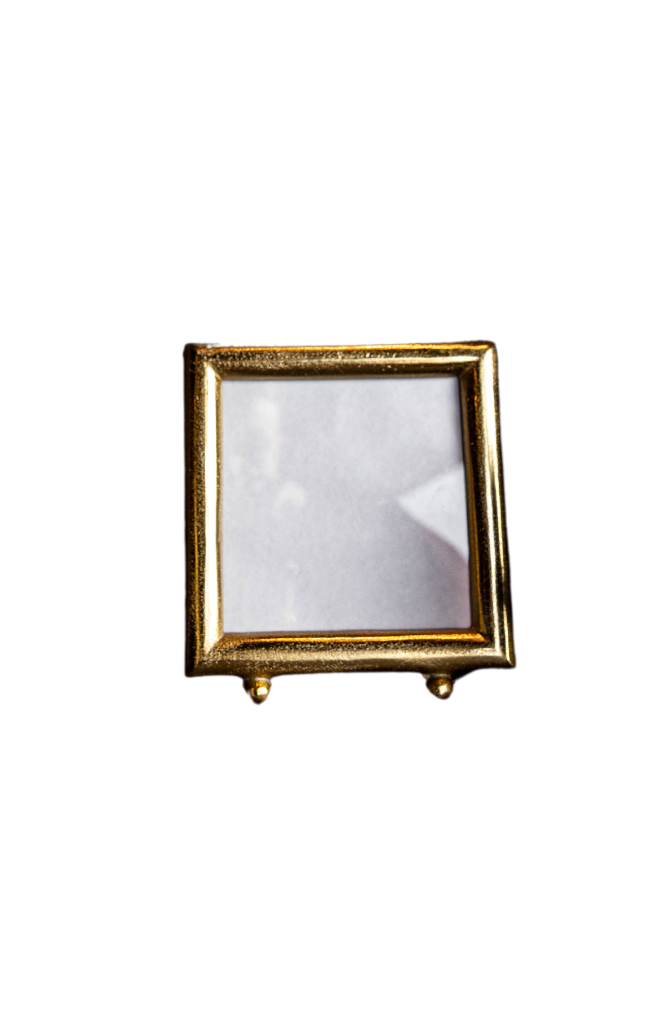 Brushed Brass Photo Frame: Square - Thumbnail 2