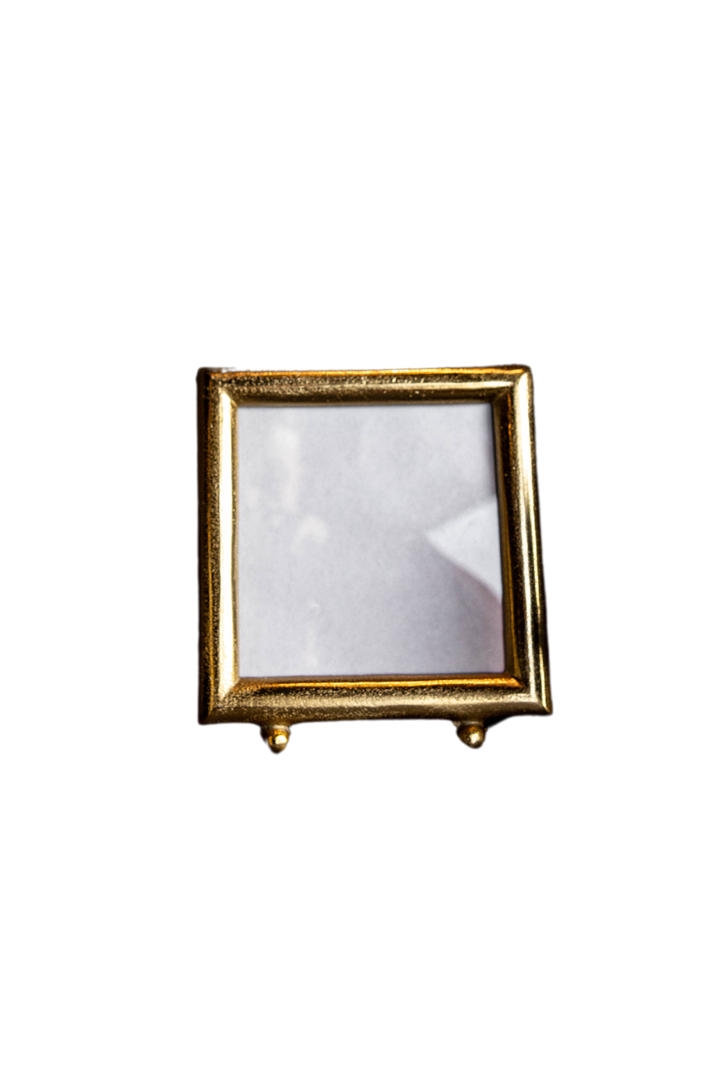 Brushed Brass Photo Frame: Square