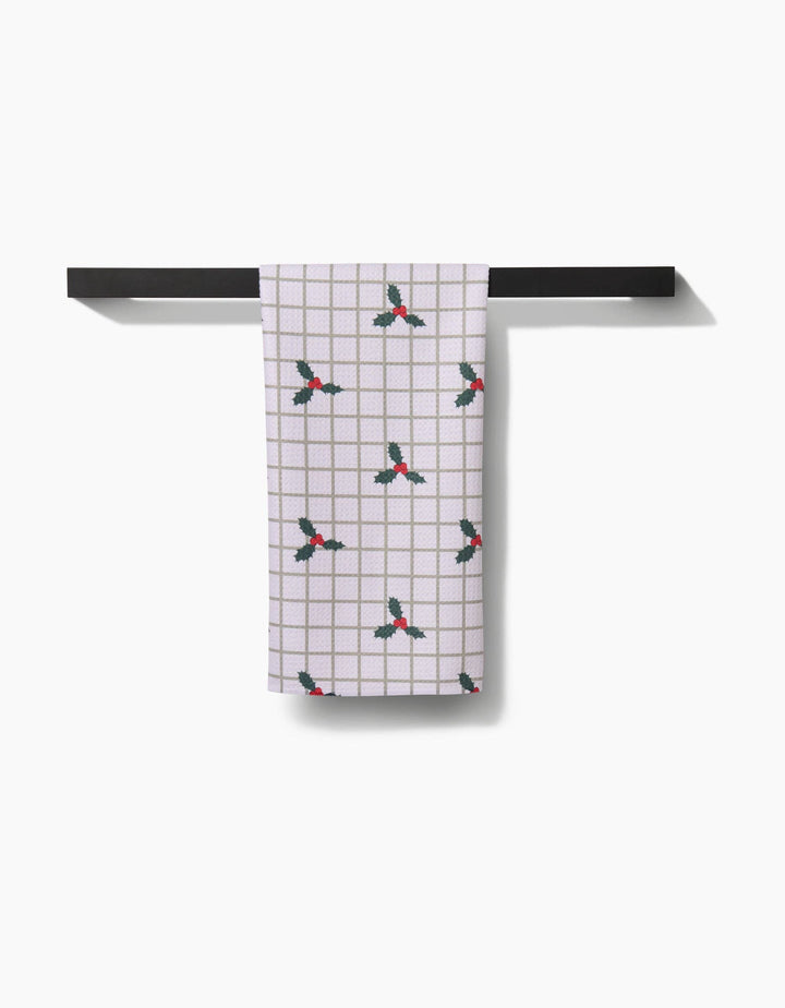 Merry And Plaid Geometry Towel