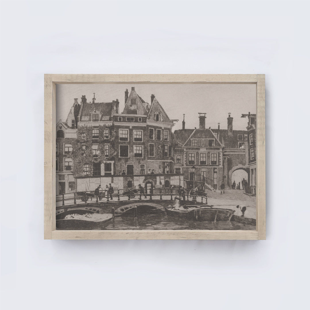 Vintage Dutch Amsterdam Wall Art