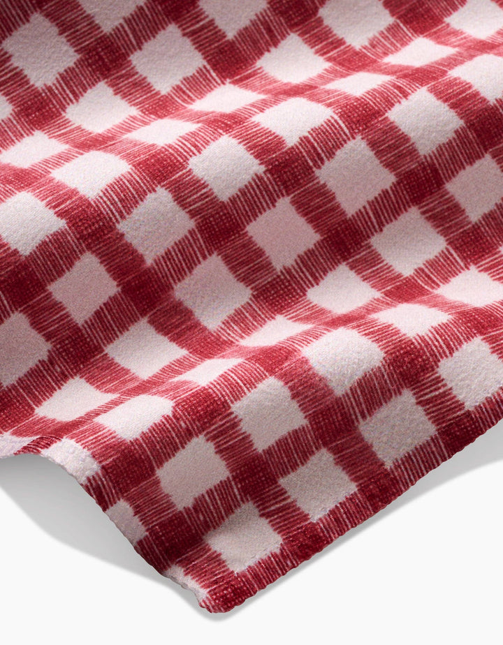 Fireside Plaid Red Dinner Napkin Set