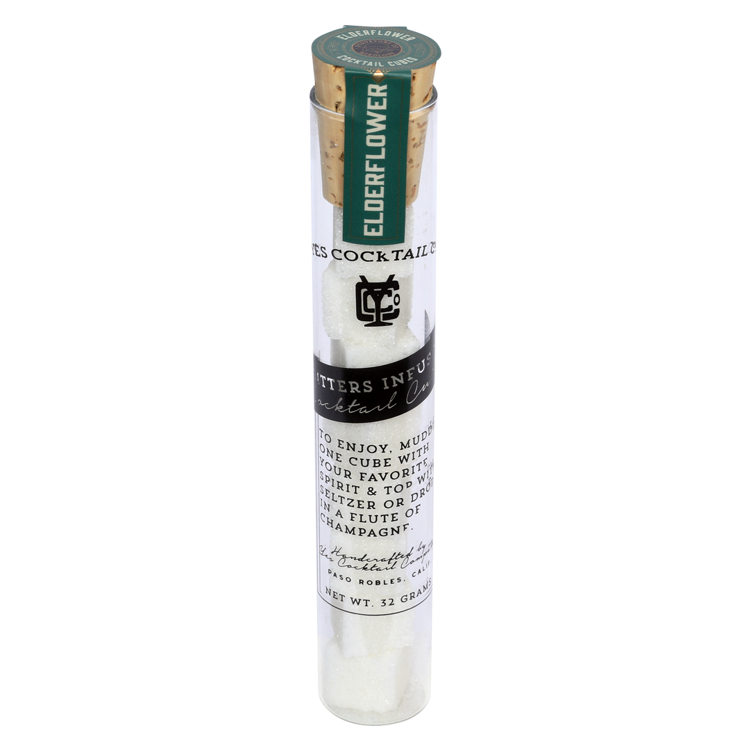 Elderflower Bitters Infused Champagne & Cocktail Cubes