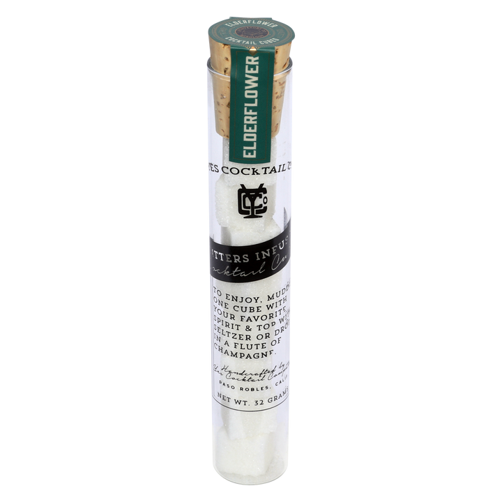Elderflower Bitters Infused Champagne & Cocktail Cubes
