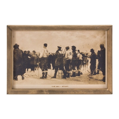 Vintage Ski Race Frame