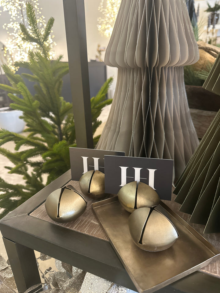 Jingle bell photo holder