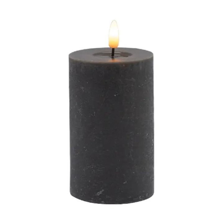 Small Gray Flameless Candle