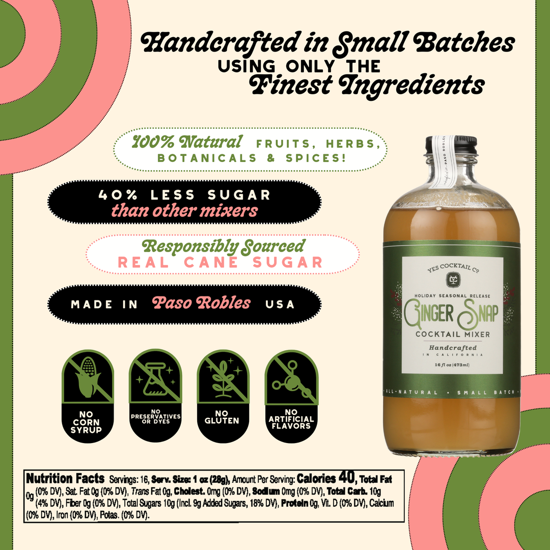Ginger Snap Cocktail Mixer