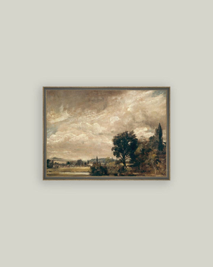 The Fisher's House Framed Antique Art: 9x7
