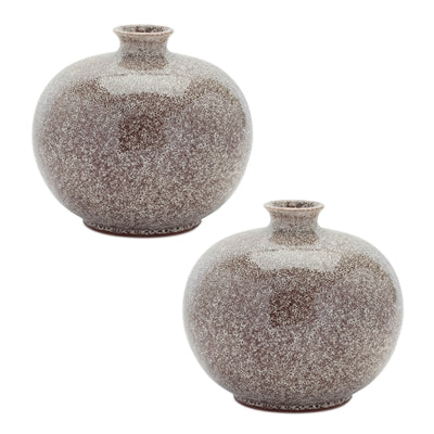 Ceramic Vase 7"D X 6.75"H
