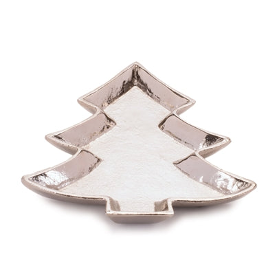 Aluminum Trinket Tree Tray 5"L X 0.75"H