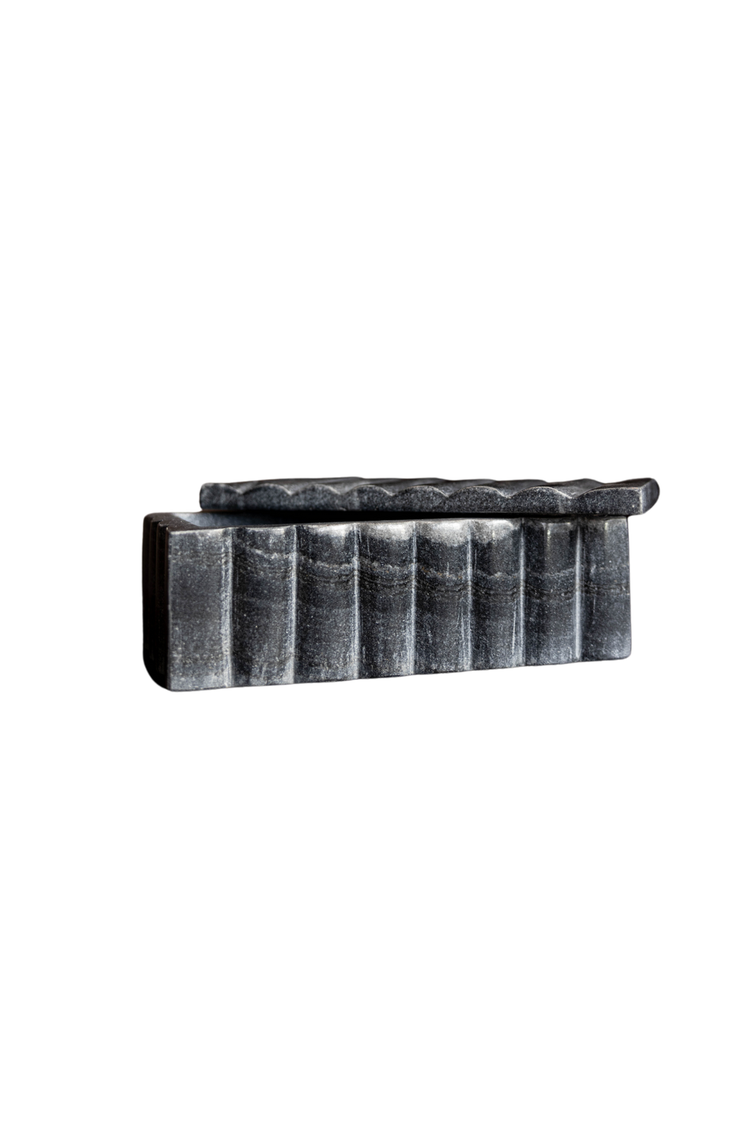 Fluted Box Marble Scallop Design