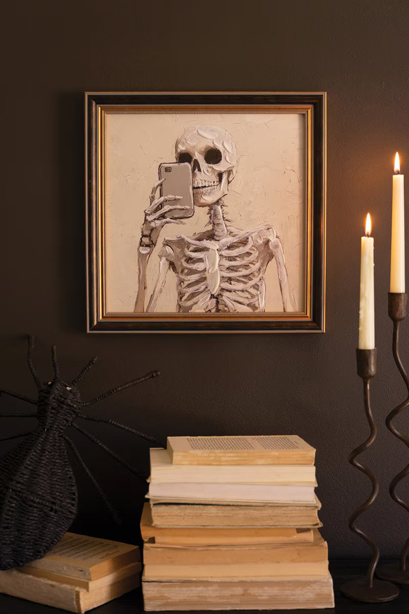 Halloween Framed "Skelfie"