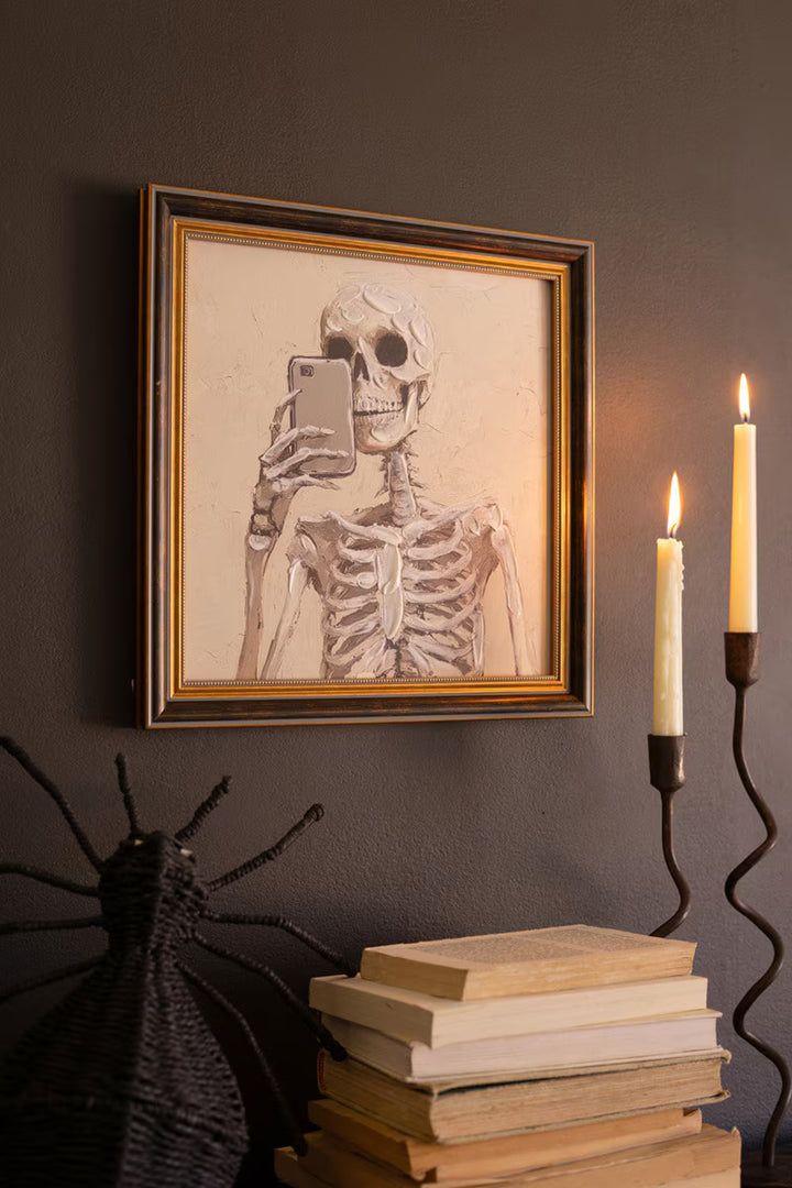 Halloween Framed "Skelfie"