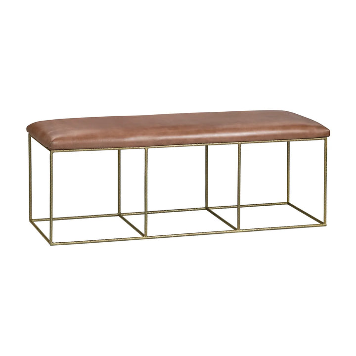 Hammond Leather Bench