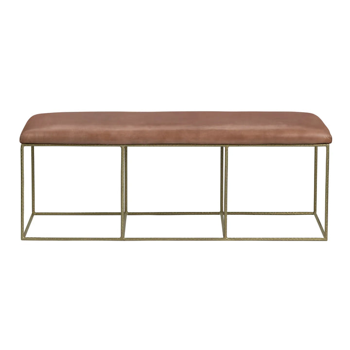 Hammond Leather Bench