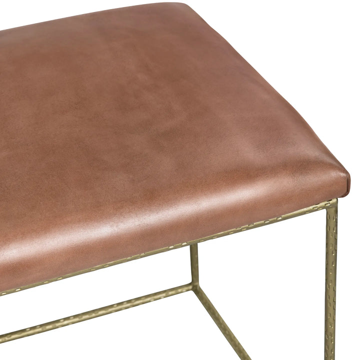 Hammond Leather Bench