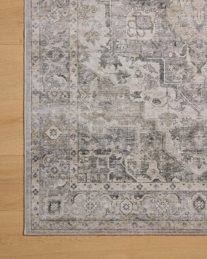 gray brown patterned rug