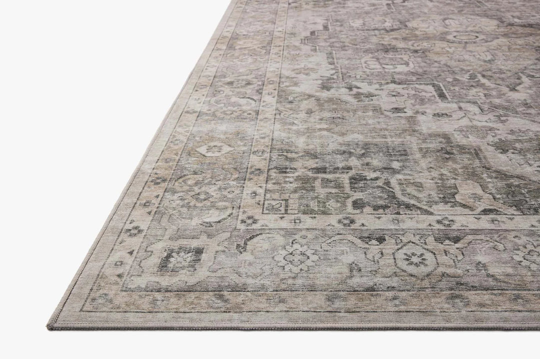 gray brown patterned rug