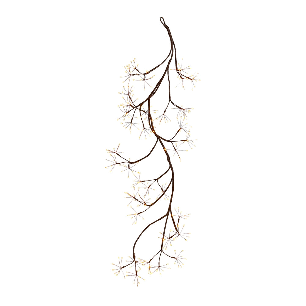 5' Brown Fairy Light Tape Pod Garland