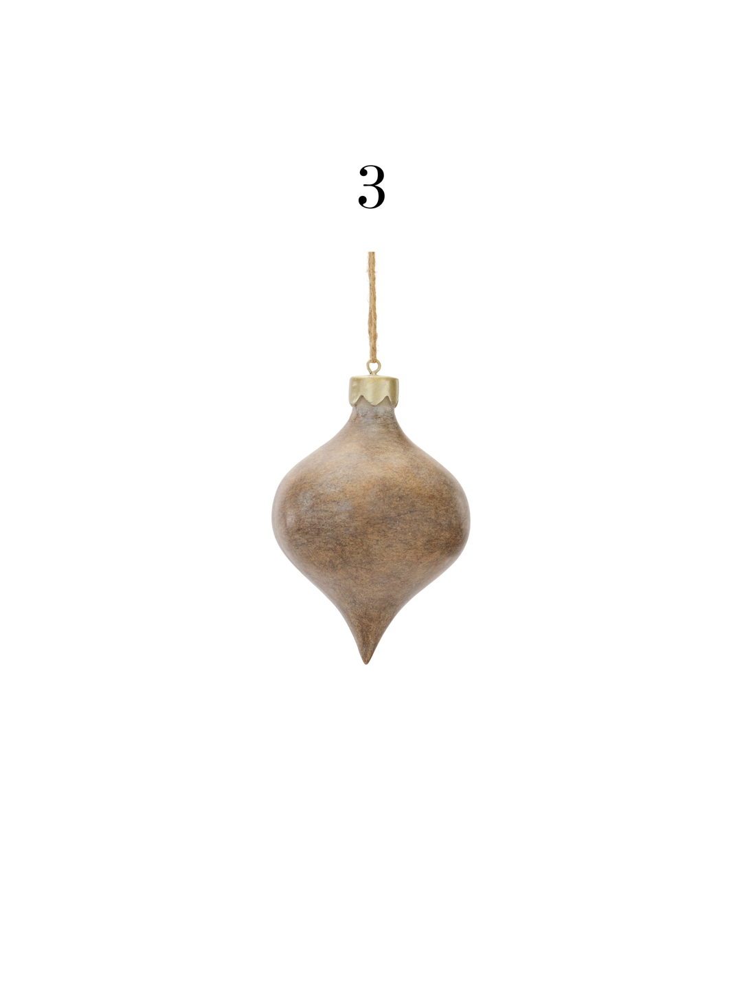 Resin Ornament, 3 Styles