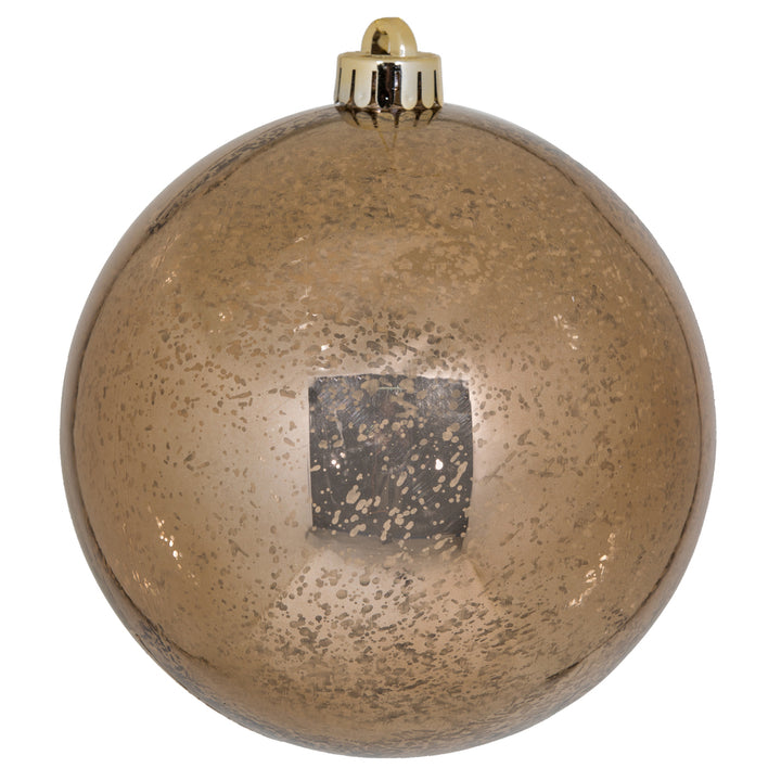 6" Mocha Mercury Ball Ornament