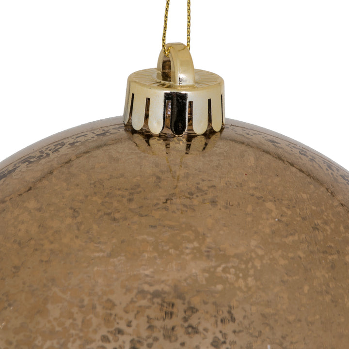 6" Mocha Mercury Ball Ornament