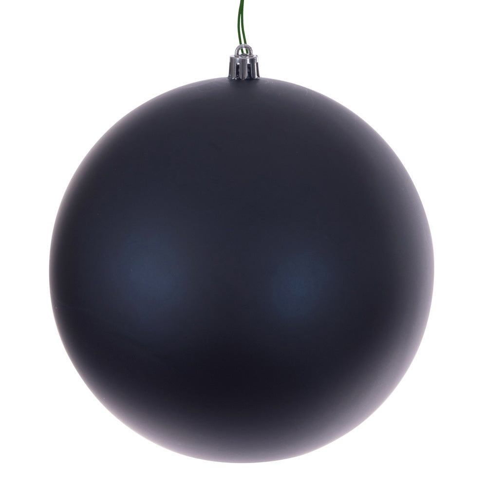 6" Blue Matte Ornament