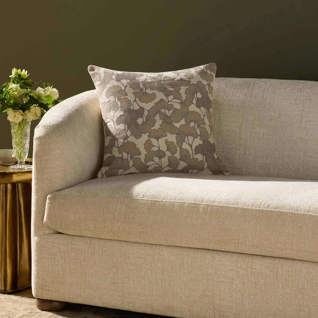 Fawn Ivory Throw Pillow