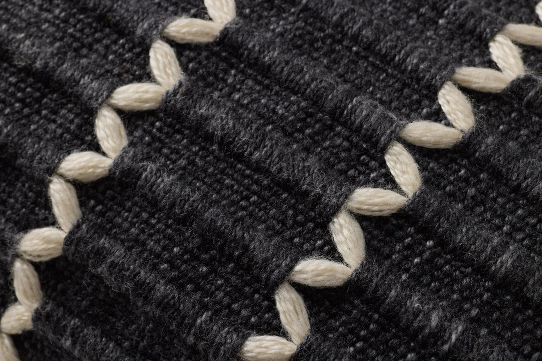 Black 12x27 Pillow