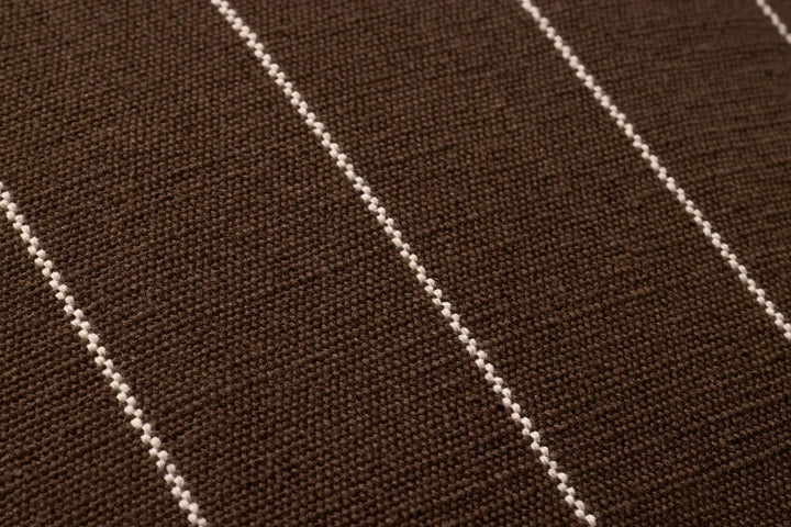 Keisha Chocolate Striped Pillow