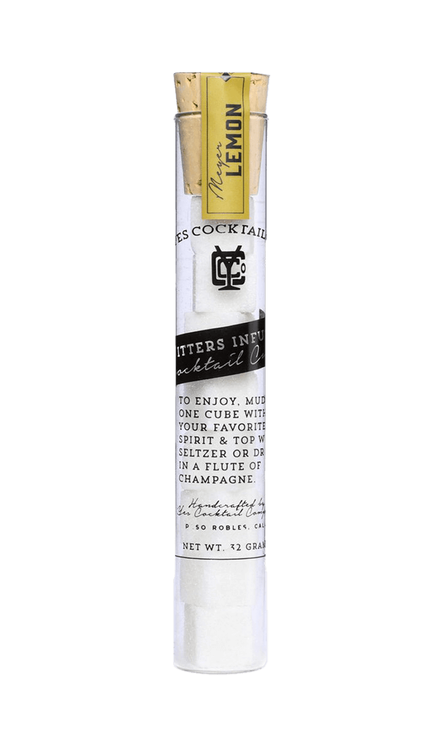 Cocktail mix package with lemon flavor 