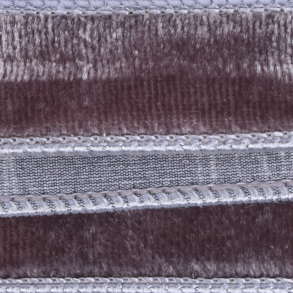 1" x 10yd Pewter Velvet Wired Ribbon