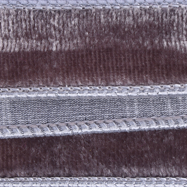 1" x 10yd Pewter Velvet Wired Ribbon