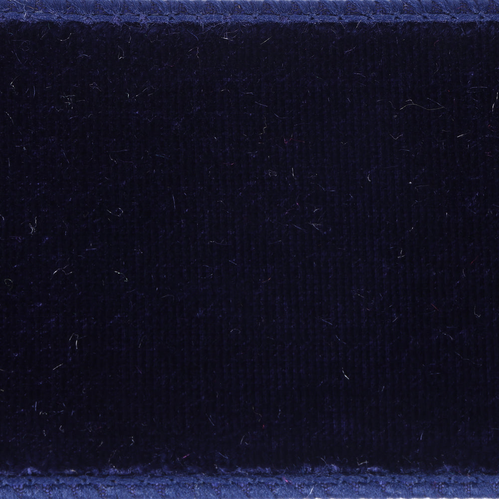 Midnight Blue Velvet Wired Ribbon