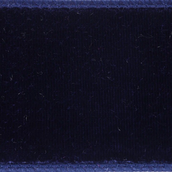 Midnight Blue Velvet Wired Ribbon